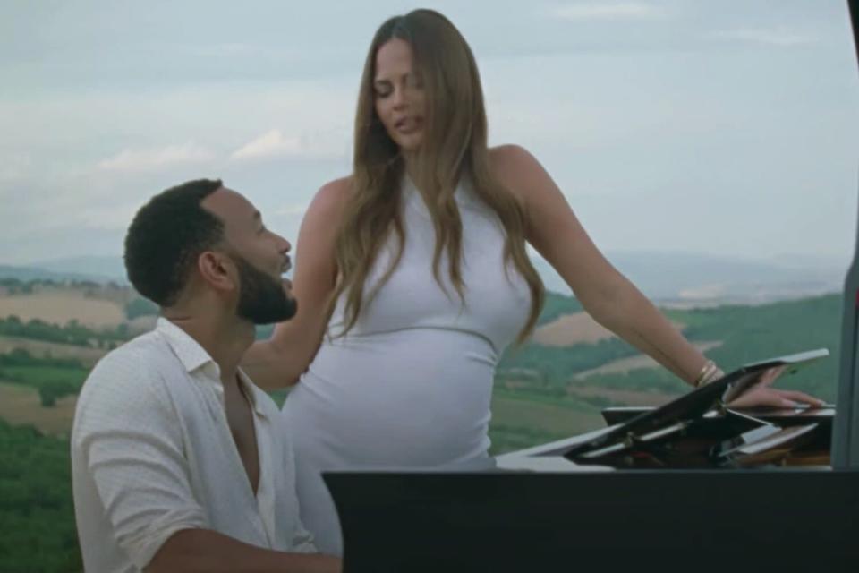 John Legend Cozies Up To Chrissy Teigen In 'Wonder Woman' Video To Celebrate 9 Years Of Marriage