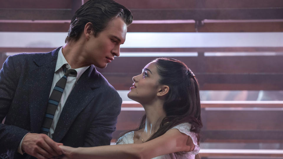 Originally set to be a major Oscars contender at the ceremony coming up in early 2021, Steven Spielberg’s reimagining of the 1960s Academy favourite now has the 2022 ceremony in its crosshairs. Ansel Elgort and newcomer Rachel Zegler play star-crossed lovers Tony and Maria, with the ensemble also including <em>Hamilton</em> performer Ariana DeBose. (Credit: Niko Tavernise/20th Century Studios)