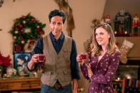 <p><strong>Friday, November 6 at 8 p.m. </strong></p><p>Travel writer Caroline Williams (played by<strong> Sara Canning</strong>) isn't excited about her recent assignment to cover a Christmas parade in New Mexico. Once she lets her bitterness subside, she rediscovers the beauty of Christmas, with the help of the town's high school music teacher, Oscar (played by <strong>Zak Santiago</strong>). </p>