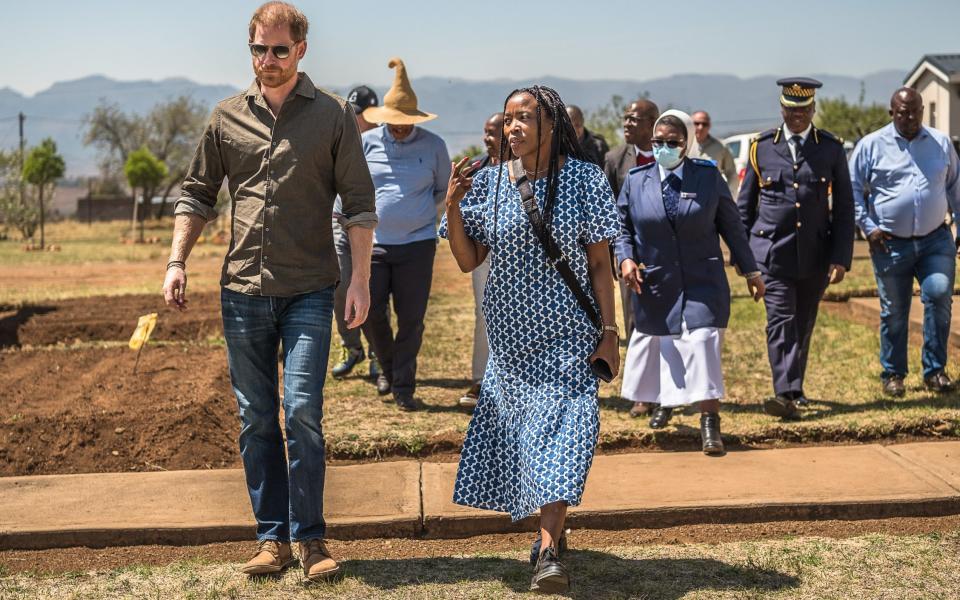 It was the Duke of Sussex's first visit to Lesotho in six years