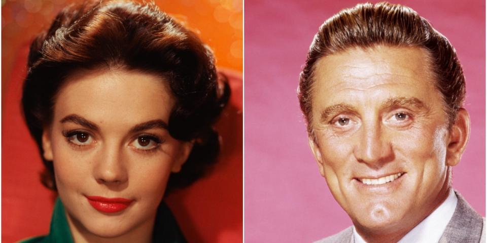 Kirk Douglas and Natalie Wood