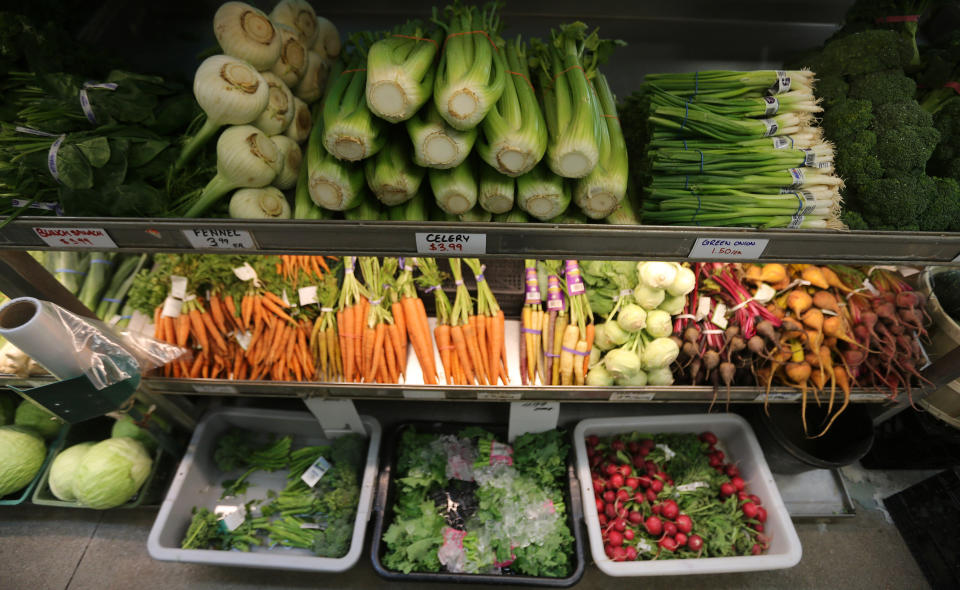 Reducing meat consumption and opting for a more plant-based diet would cut global emissions.&nbsp; (Photo: Steve Russell via Getty Images)