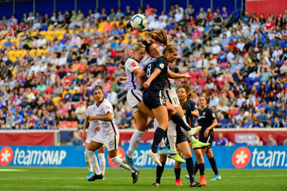 Improvements to clubs like Sky Blue FC, like the deal to play home games at Red Bull Arena, have helped change the NWSL landscape heading into this season. (Photo by Howard Smith/ISI Photos/Getty Images)