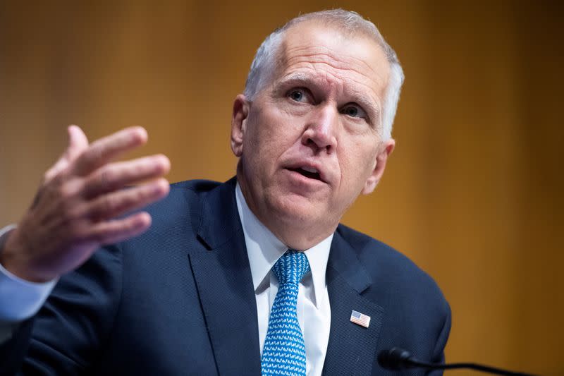 FILE PHOTO - Senate Judiciary Committee holds hearing to examine issues involving race and policing practices on Capitol Hill in Washington