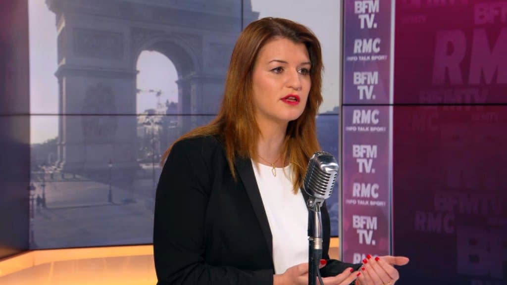 Marlène Schiappa, ministre déléguée chargée de la Citoyenneté, sur BFMTV-RMC, le 8 mars 2021. - BFMTV