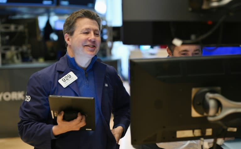 Un opérateur du New York Stock Exchange (ANGELA WEISS)