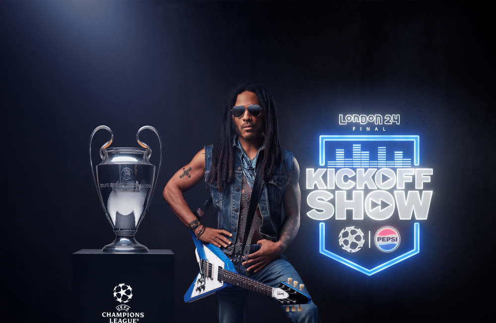 Lenny Kravitz is set to rock the UEFA Champions League next month credit:Bang Showbiz