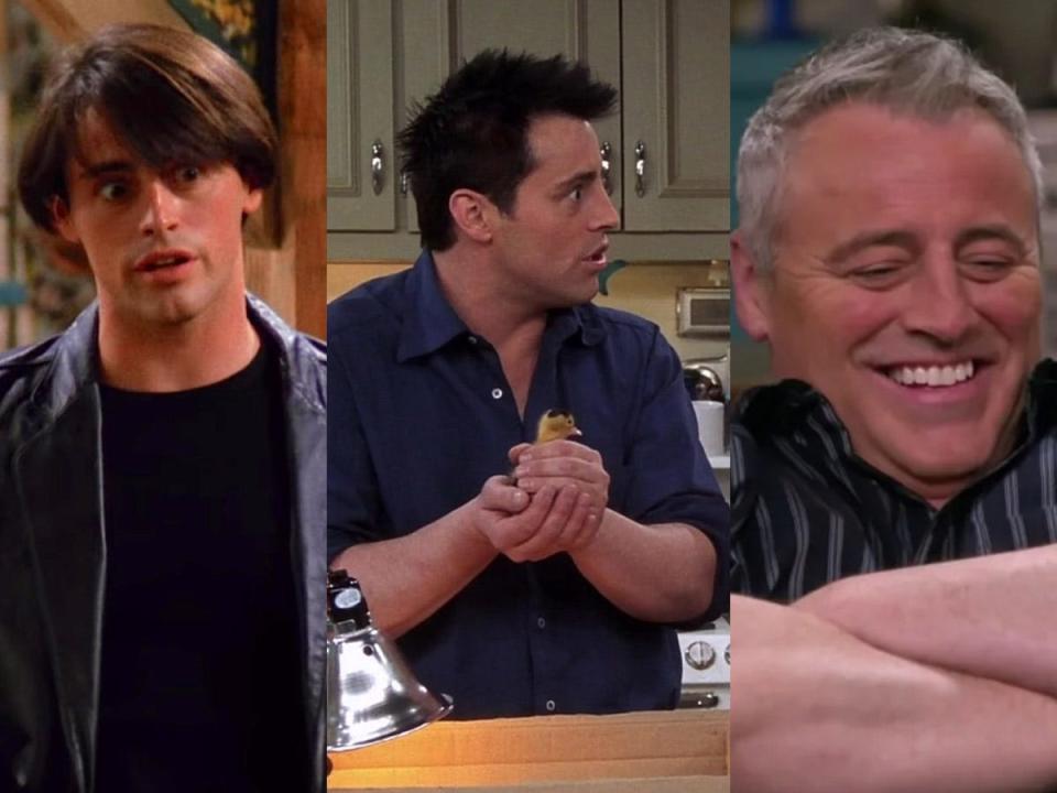 Matt LeBlanc as Joey Tribbiani in the first and last episodes of "Friends," and in the HBO Max reunion.