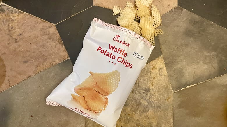 waffle potato chip bag