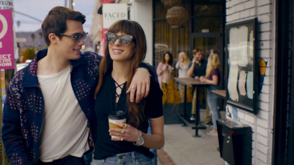 Anne Hathaway and Nicholas Galitzine star in new romantic comedy The Idea Of You (Courtesy of Prime)