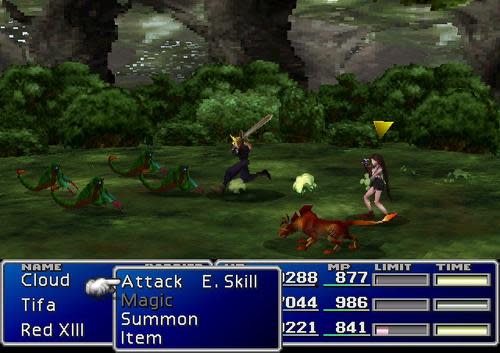 Screenshot from FInal Fantasy VII on PlayStation