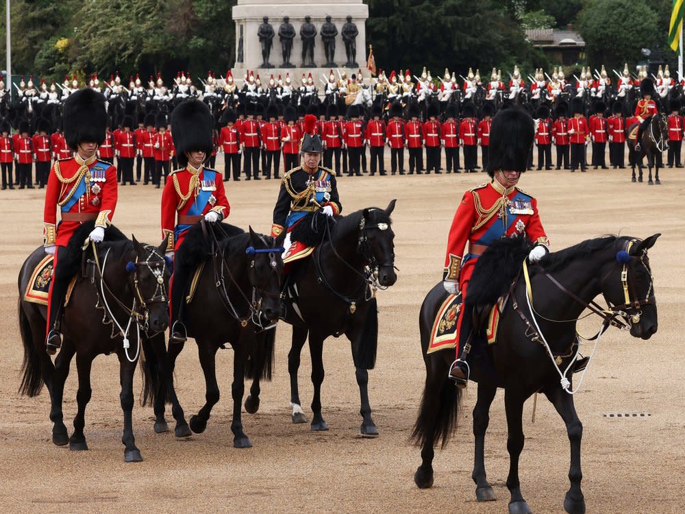 Mit Trooping the Colour feiert König Charles seinen Geburtstag. (Bild: ddp)