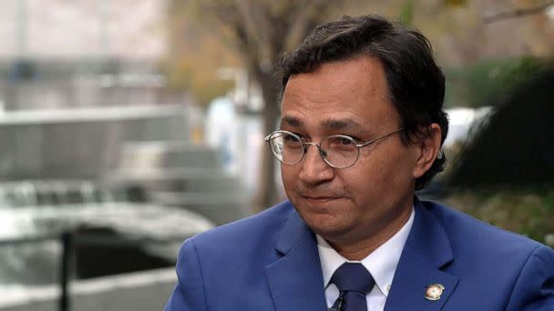 PHOTO: Principal Chief Chuck Hoskin, Jr., of the Cherokee Nation launched a campaign in 2019 to convince U.S. House leaders to fulfill a treaty promise from 1835 and seat a non-voting tribal delegate. (ABC News)