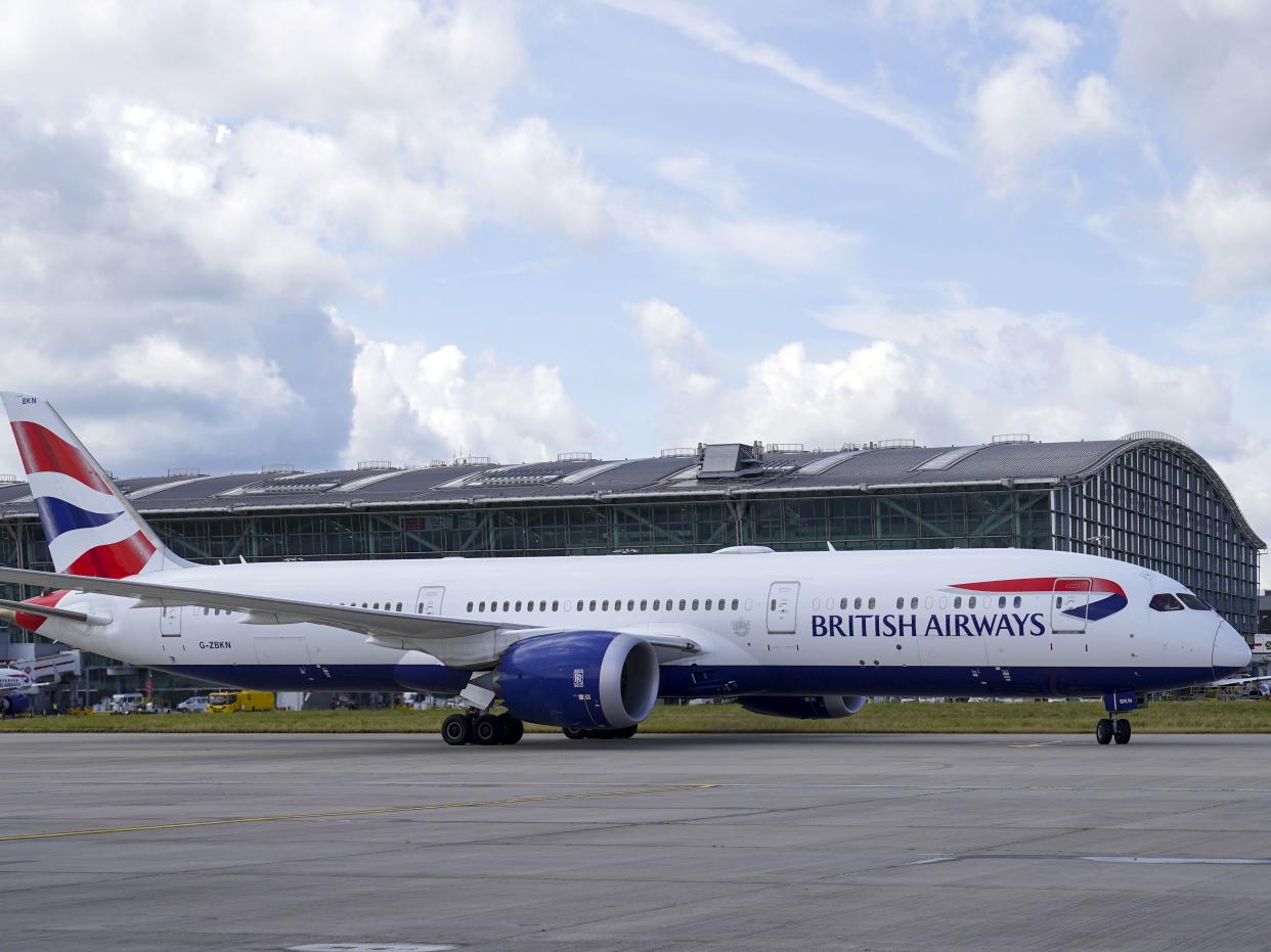 British Airways plane