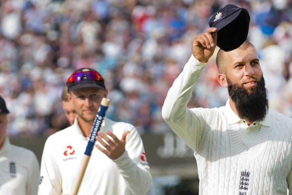 Moeen Ali was captained by Joe Root in 27 Test matches for England (Rex Features)