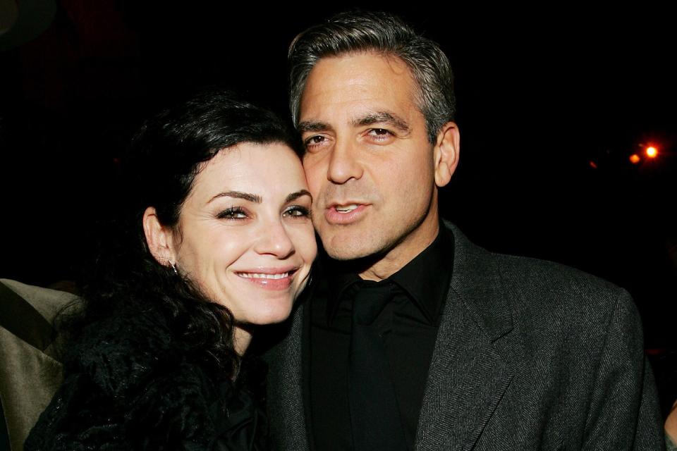 George Clooney and Julianna Margulies