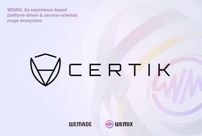 Wemade enters a partnership with CertiK (PRNewsfoto/Wemade Co., Ltd)