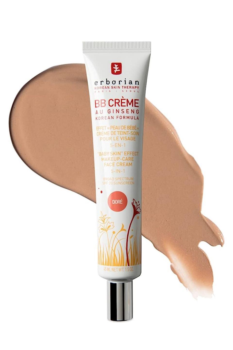 <p><a href="https://go.redirectingat.com?id=74968X1596630&url=https%3A%2F%2Fwww.ulta.com%2Fp%2Fbb-cream-spf-20-pimprod2005693&sref=https%3A%2F%2F" rel="nofollow noopener" target="_blank" data-ylk="slk:Shop Now;elm:context_link;itc:0;sec:content-canvas" class="link ">Shop Now</a></p><p>Erborian Online Only BB Crème</p><p>ulta.com</p><p>$39.00</p>