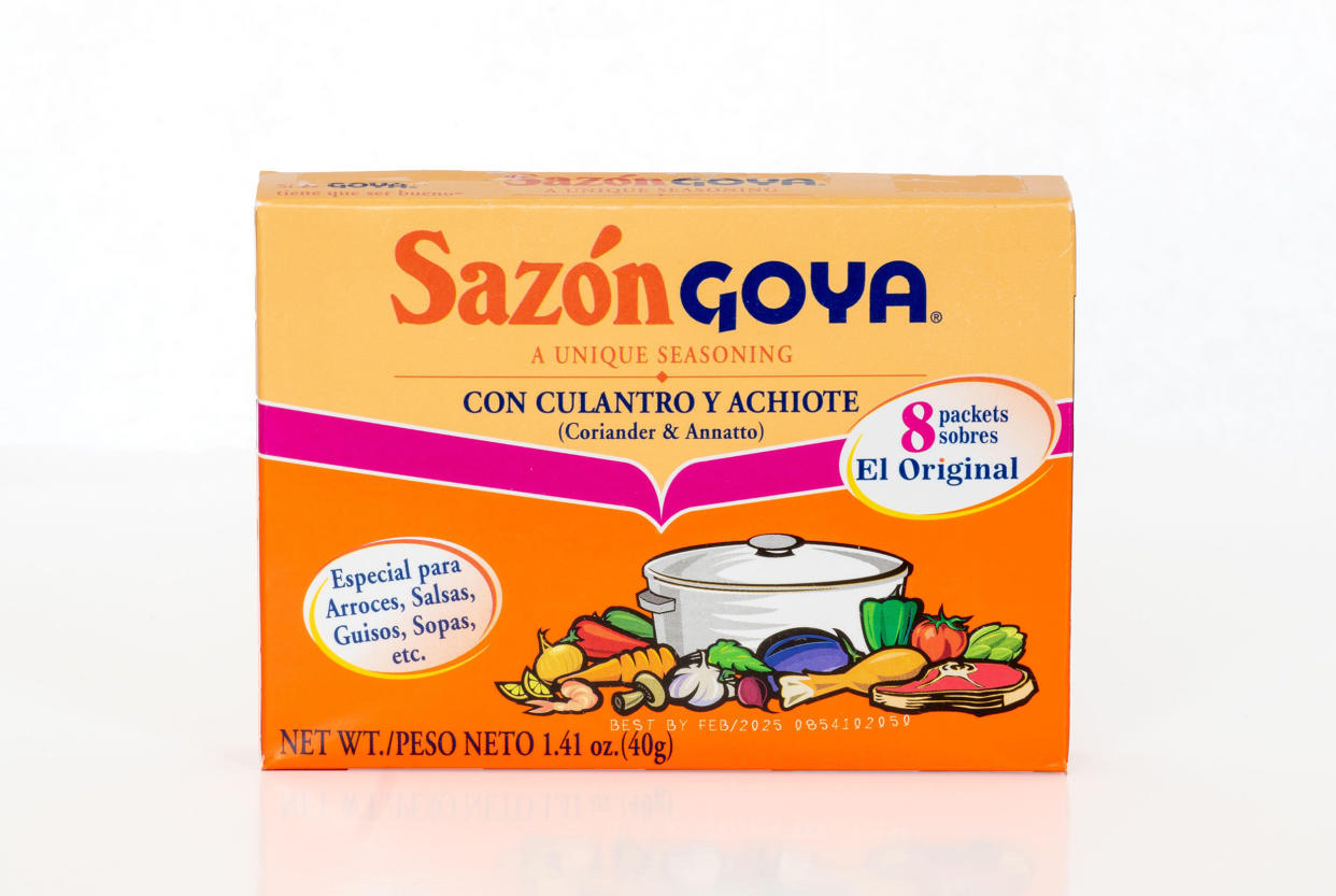 Goya's sazón is one of the most widely available and recognized spice mixes in American supermarkets today. (Alamy)