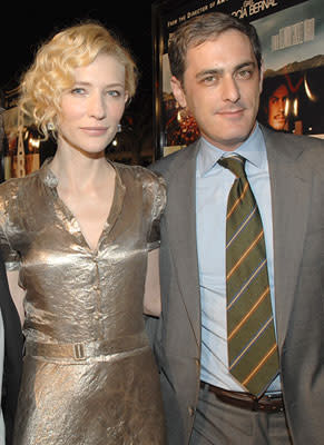 Cate Blanchett and John Lesher , President of Paramount Vantage at the Los Angeles premiere of Paramount Classics' Babel