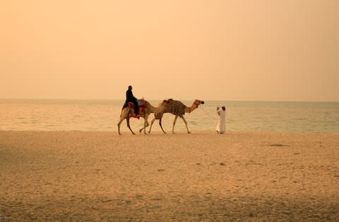 Sandy, natural beaches in Ajman - Credit: istock