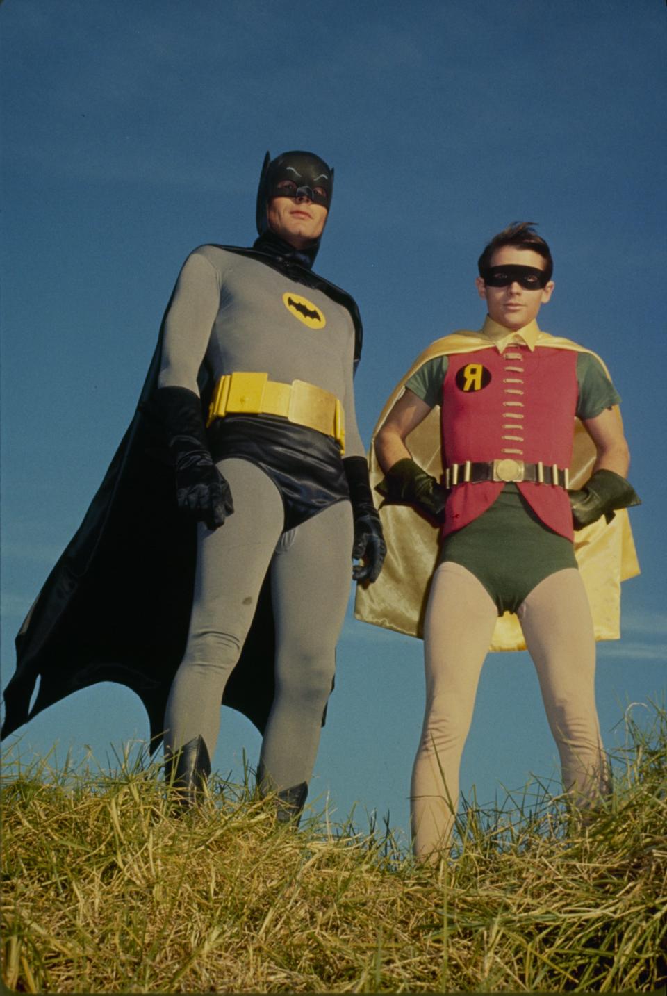 BATMAN - "Surf's Up! Joker's Under!" - Airdate November 16, 1967. (Photo by Walt Disney Television via Getty Images Photo Archives/Walt Disney Television via Getty Images) ADAM WEST;BURT WARD