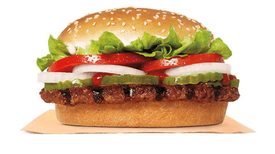 burger with bun and seeds