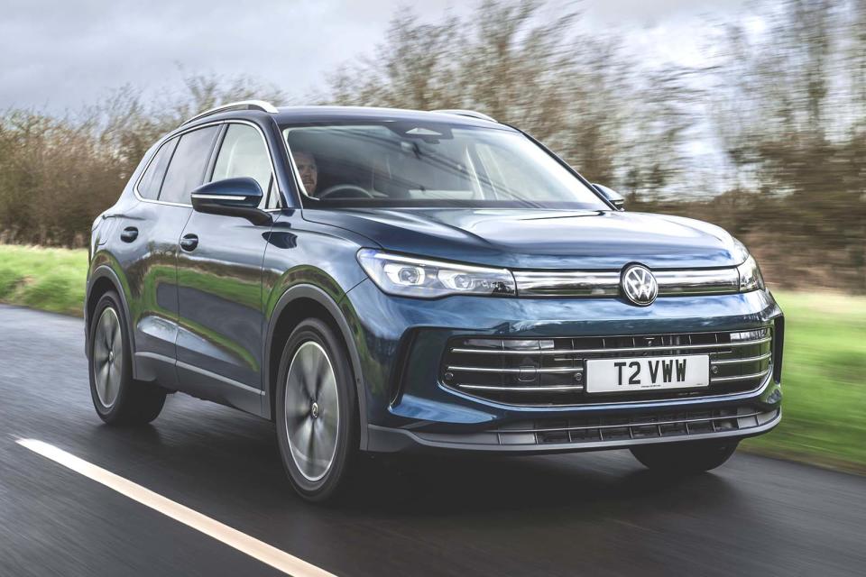 Volkswagen Tiguan review front three quarter lead