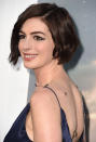 <p>Anne Hathaway arrives at the “Interstellar” - Los Angeles Premiere at TCL Chinese Theatre IMAX on October 26, 2014 in Hollywood, California.</p>