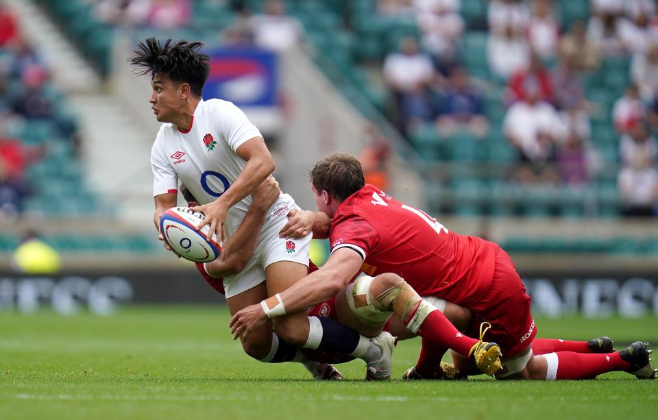 Marcus Smith (left) marshalled England to victory over Canada (PA Wire)