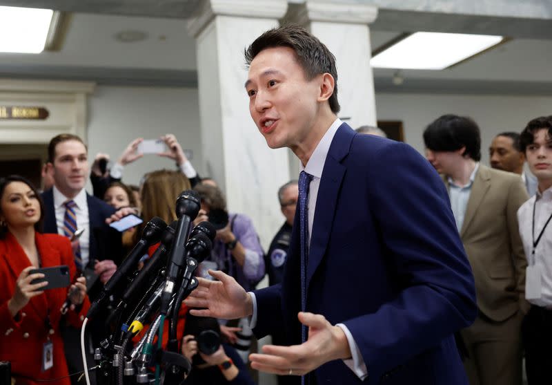 TikTok Chief Executive Shou Zi Chew testifies before a House Energy and Commerce Committee, in Washington