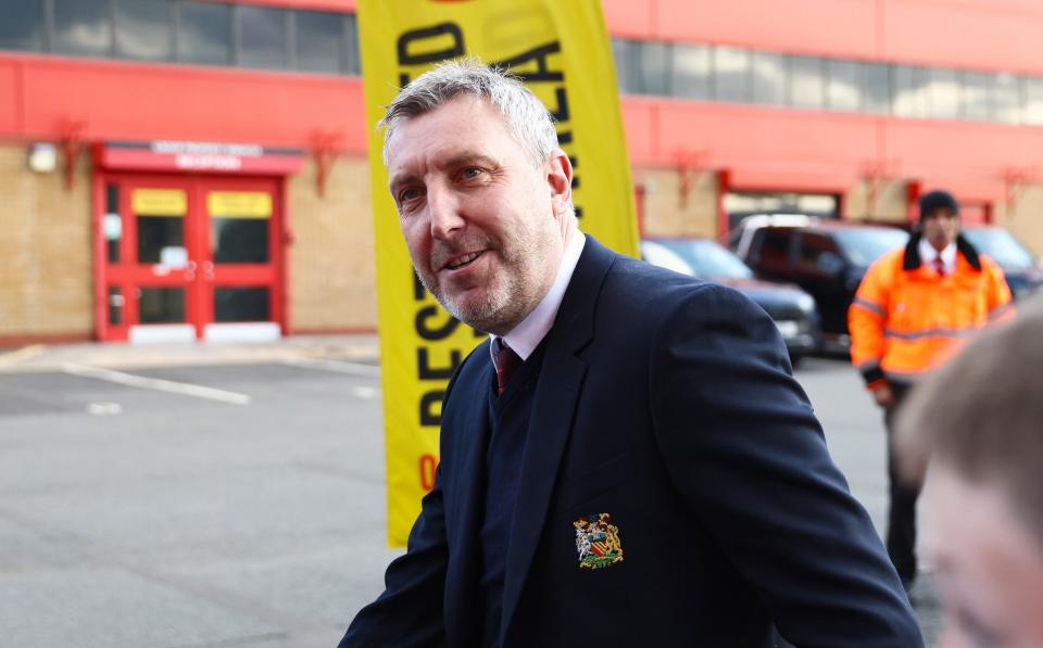 Jason Wilcox, Technical Director of Manchester United arrives at the stadium prior to the Premier League match between Manchester United and Sheffield United at Old Trafford on April 24, 2024 in Manchester, England