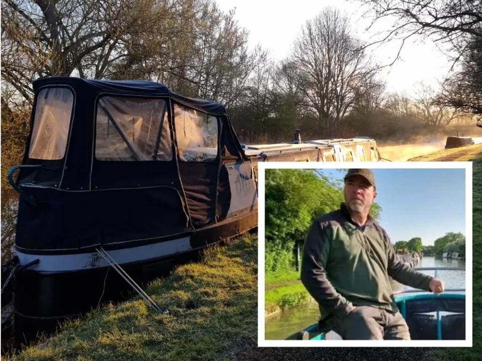 Marius Blaauw hat sich für 35.000 Pfund (41.000 Euro) ein Hausboot gekauft, mit dem er durch die Kanäle Englands fährt. - Copyright: Marius Blaauw