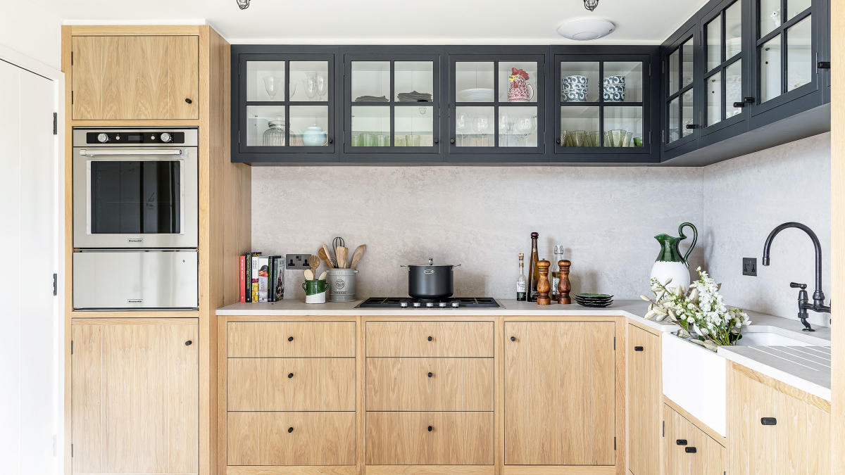 Organizing spices! Use turn tables in that awkward corner cupboard.  Corner  kitchen cabinet, Kitchen corner cupboard, Kitchen cabinet shelves