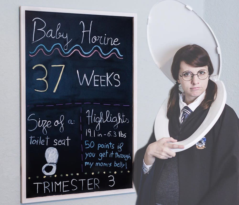 Freelance photographer and videographer Grace Navarro dresses up as Moaning Myrtle from Harry Potter. She uses Instagram to chart her baby Charlotte Grace's growth. — Photo via Instagram/ _gracenavarro_
