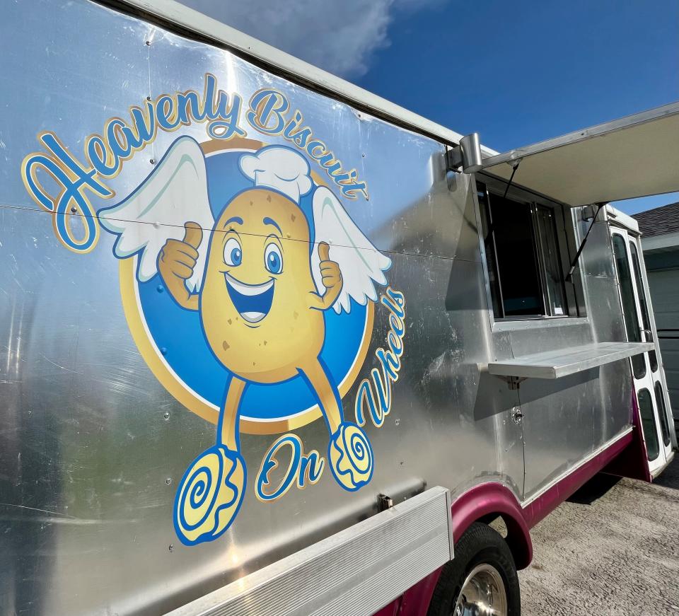 Heavenly Biscuit on Wheels food truck is ready to roll to Mango Street on Fort Myers Beach.