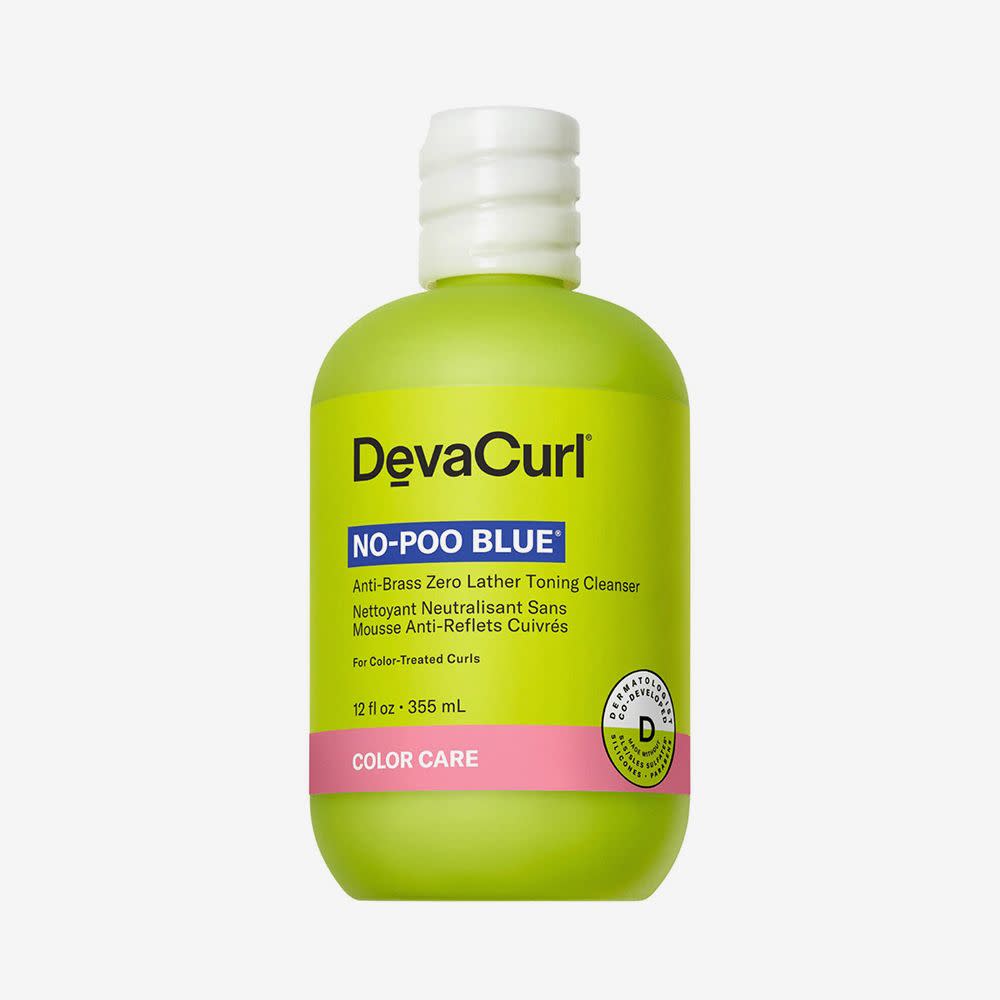 <p><a href="https://go.redirectingat.com?id=74968X1596630&url=https%3A%2F%2Fwww.dermstore.com%2Fdevacurl-no-poo-blue-anti-brass-zero-lather-toning-cleanser-12-oz%2F13717228.html&sref=https%3A%2F%2Fwww.elle.com%2Fbeauty%2Fhair%2Fg60568183%2Fbest-blue-shampoo-for-brunettes%2F" rel="nofollow noopener" target="_blank" data-ylk="slk:Shop Now;elm:context_link;itc:0;sec:content-canvas" class="link rapid-noclick-resp">Shop Now</a></p><p>No-Poo Blue Anti-Brass Zero Lather Toning Cleanser </p><p>dermstore.com</p><p>$34.00</p>