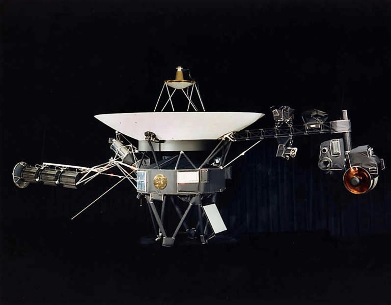 This NASA file image shows one of the twin Voyager spacecraft (NASA)