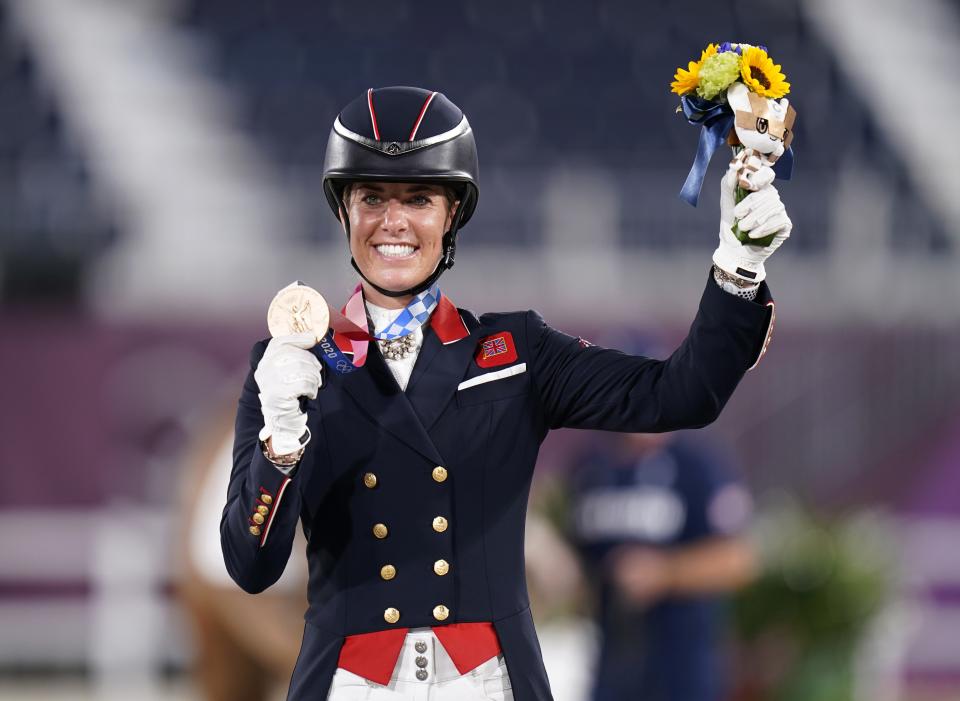 British Olympic medal record-breaker Charlotte Dujardin (Danny Lawson/PA) (PA Wire)