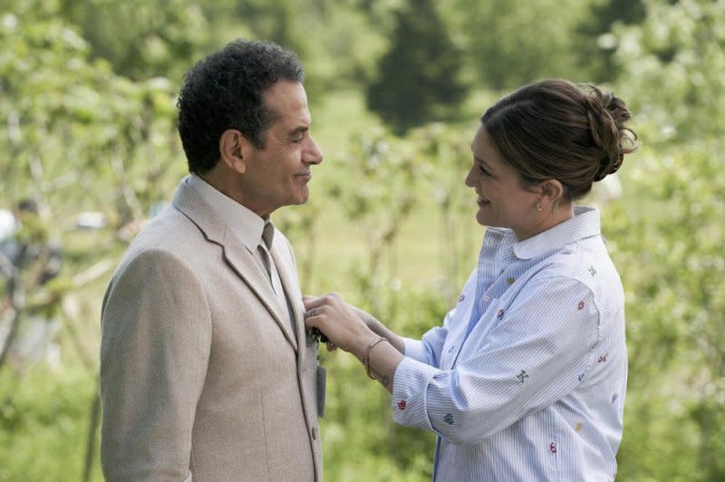 Monk (Tony Shalhoub) helps his stepdaughter, Molly (Caitlin McGee), solve her fiance's murder. Photo courtesy of Peacock
