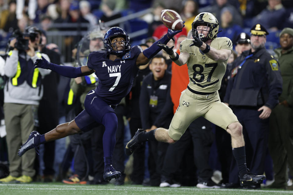 The Army-Navy game won't factor into the College Football Playoff selection process. (Danielle Parhizkaran/Getty Images)