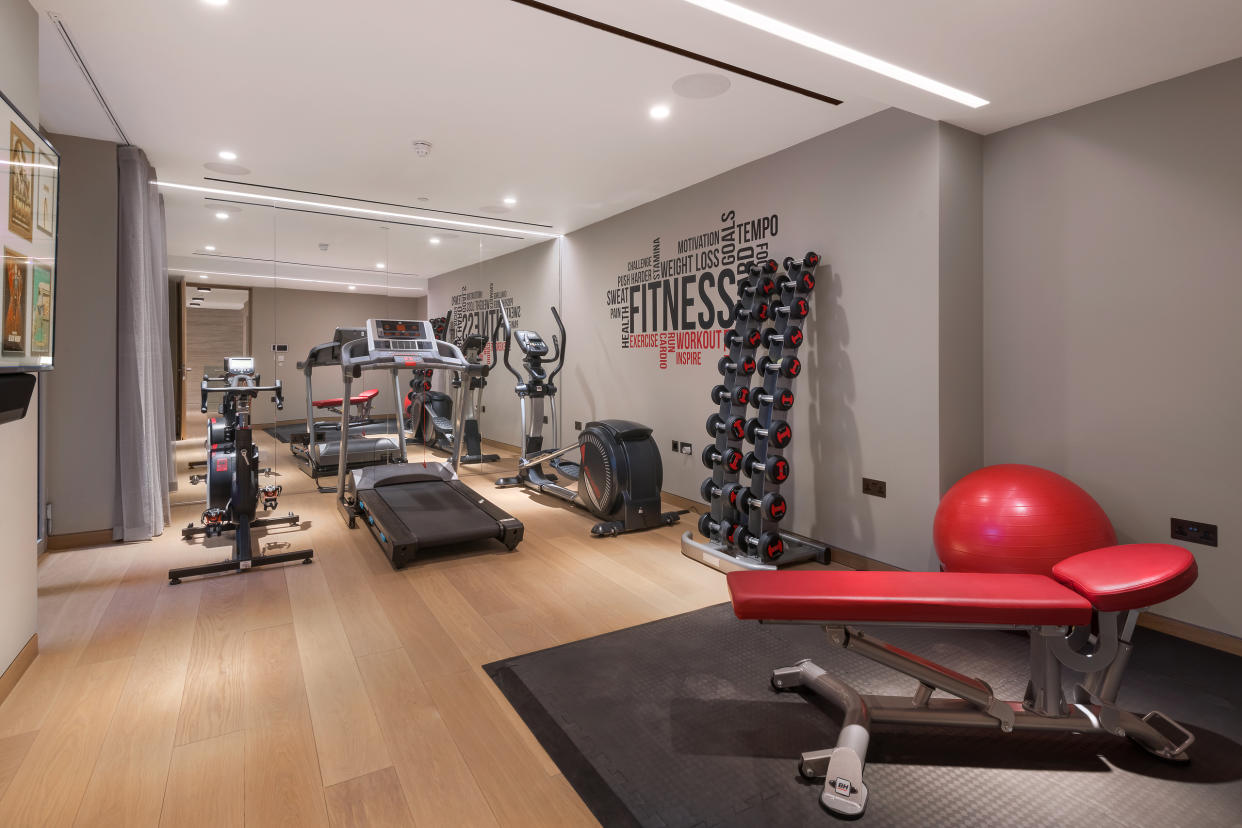 The first property comes with a private gym. Photo: Alex Lawrie/LC