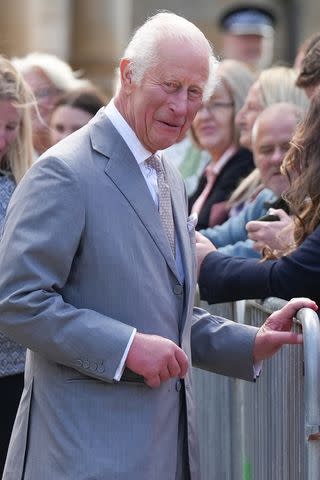 <p>Ioannis Alexopoulos/Anadolu via Getty</p> King Charles III