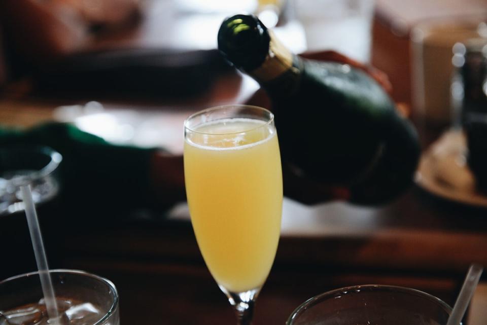 16) Enjoy a few Thanksgiving mimosas.