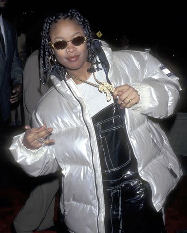 <p>Ron Galella, Ltd./Ron Galella Collection via Getty</p> Da Brat attends the 39th Annual Grammy Awards in 1997