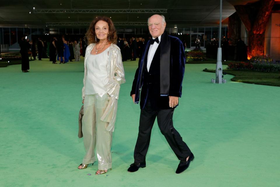 Diane von Furstenberg and Barry Diller