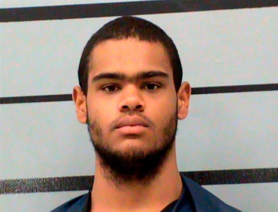 This undated photo from the Lubbock County Jail shows, William Patrick Williams.  The West Texas man whom investigators said was planning a mass shooting has been charged with making false statements to a firearms dealer. Federal agents arrested Williams on Thursday, Aug. 1, 2019, after his discharge from a hospital. According to a criminal complaint, the Lubbock man had told his grandmother that he'd bought an AK-47 rifle recently, planned to 