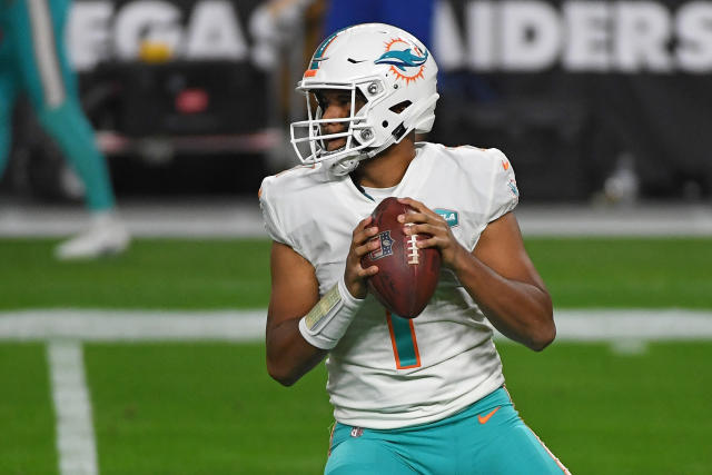 Tua Tagovailoa benched once again for Dolphins vs. Raiders