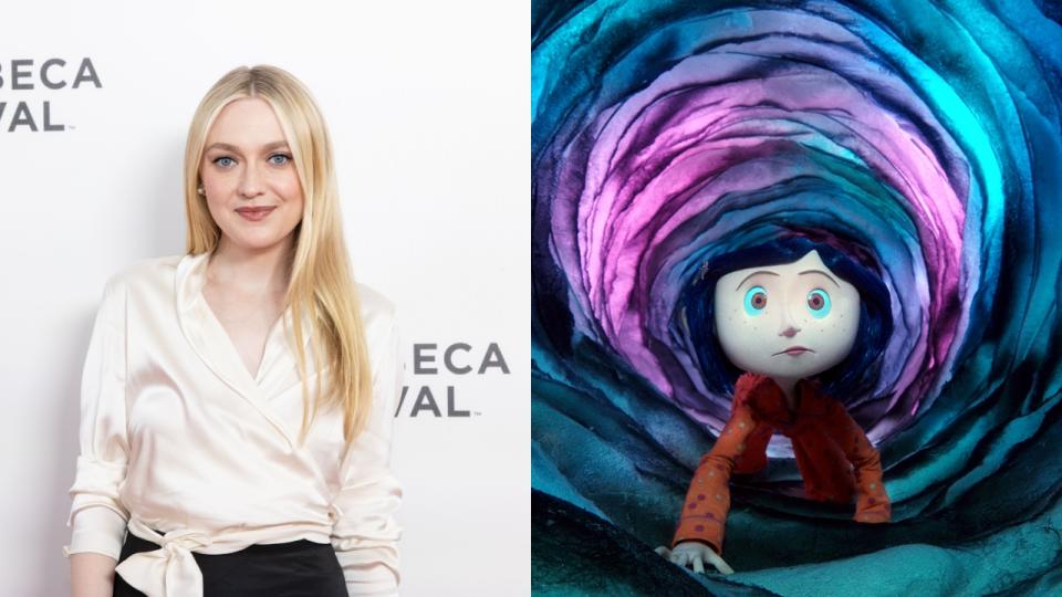 Dakota Fanning in “Coraline”