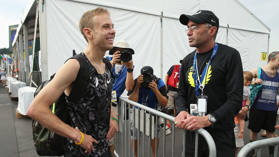 Salazar also coached Olympic silver medallist Galen Rupp. Pic: Getty